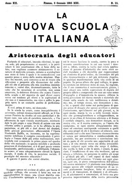 La nuova scuola italiana rivista magistrale settimanale