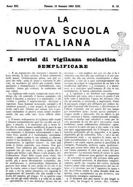 La nuova scuola italiana rivista magistrale settimanale