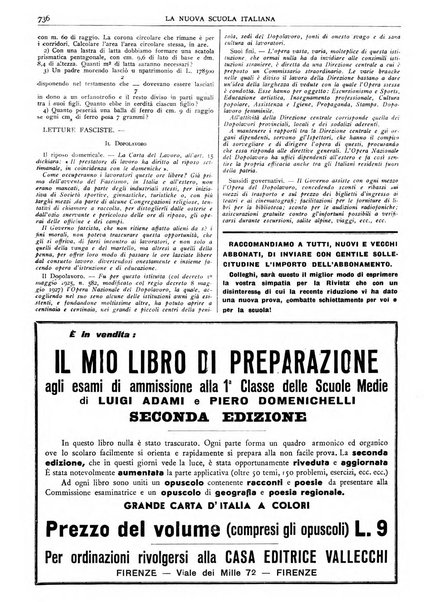 La nuova scuola italiana rivista magistrale settimanale