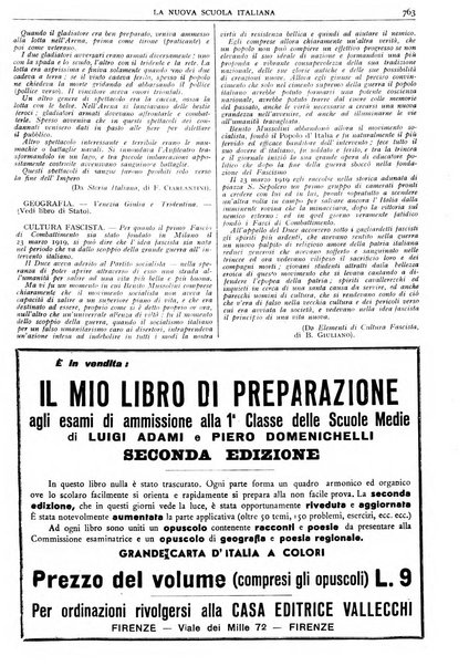 La nuova scuola italiana rivista magistrale settimanale