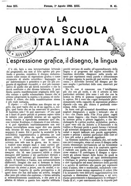 La nuova scuola italiana rivista magistrale settimanale