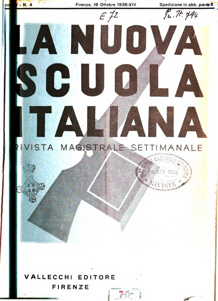 La nuova scuola italiana rivista magistrale settimanale