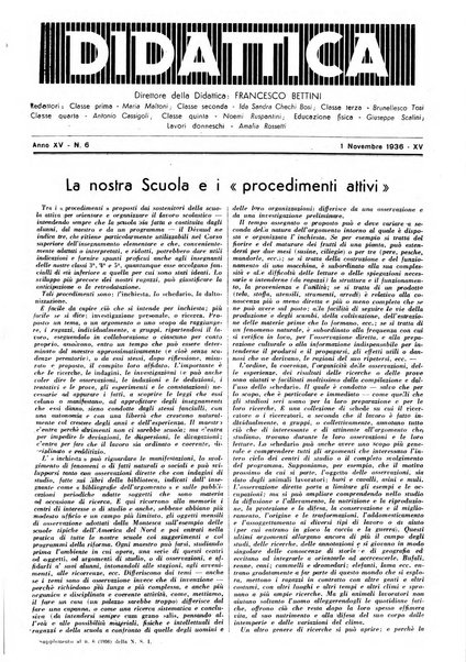 La nuova scuola italiana rivista magistrale settimanale