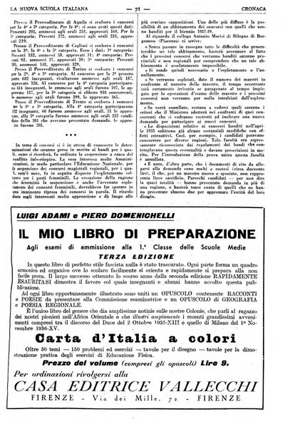 La nuova scuola italiana rivista magistrale settimanale