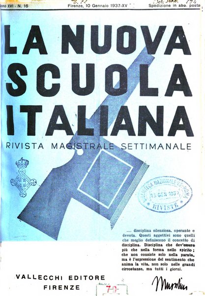 La nuova scuola italiana rivista magistrale settimanale