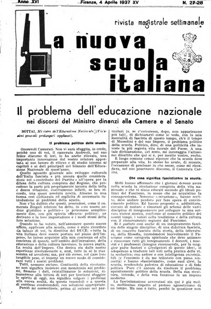 La nuova scuola italiana rivista magistrale settimanale