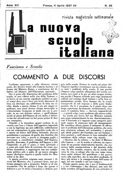 La nuova scuola italiana rivista magistrale settimanale