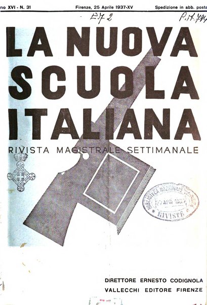 La nuova scuola italiana rivista magistrale settimanale