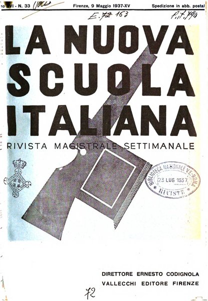 La nuova scuola italiana rivista magistrale settimanale