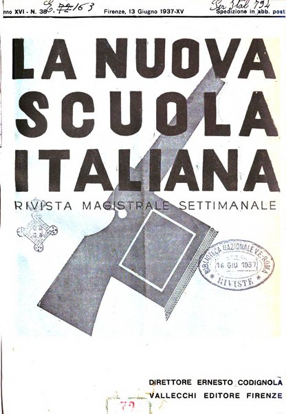 La nuova scuola italiana rivista magistrale settimanale