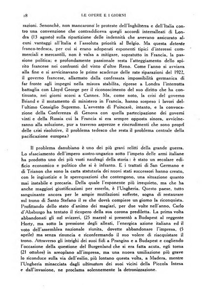 Le opere e i giorni rassegna mensile di politica, lettere, arti, etc