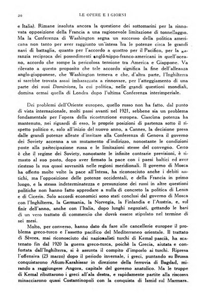 Le opere e i giorni rassegna mensile di politica, lettere, arti, etc