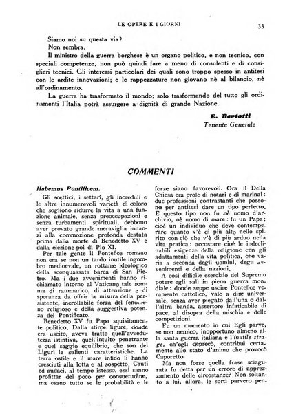 Le opere e i giorni rassegna mensile di politica, lettere, arti, etc