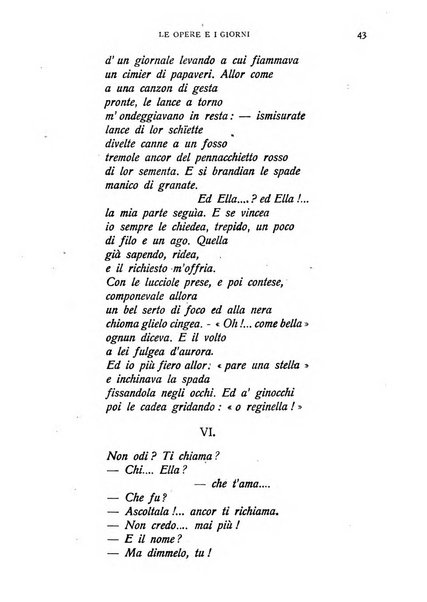 Le opere e i giorni rassegna mensile di politica, lettere, arti, etc