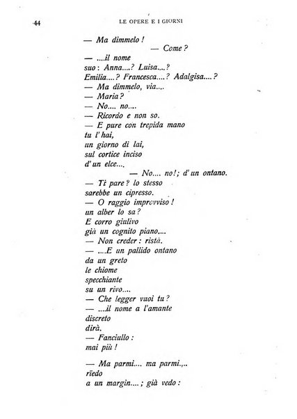 Le opere e i giorni rassegna mensile di politica, lettere, arti, etc