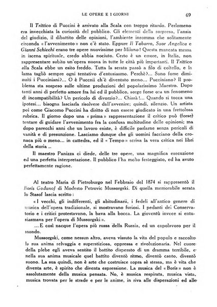 Le opere e i giorni rassegna mensile di politica, lettere, arti, etc