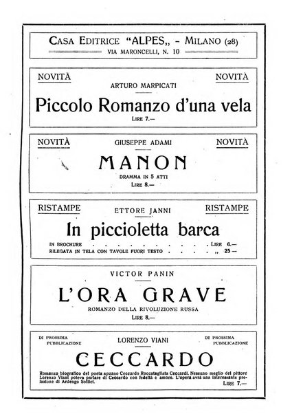 Le opere e i giorni rassegna mensile di politica, lettere, arti, etc