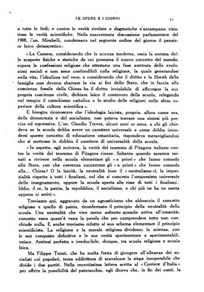 Le opere e i giorni rassegna mensile di politica, lettere, arti, etc