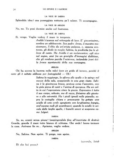 Le opere e i giorni rassegna mensile di politica, lettere, arti, etc