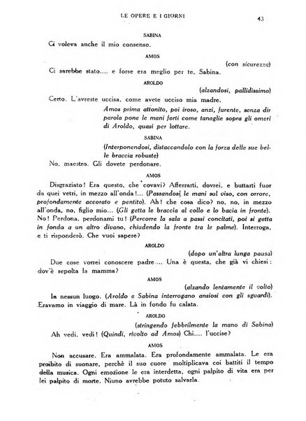 Le opere e i giorni rassegna mensile di politica, lettere, arti, etc