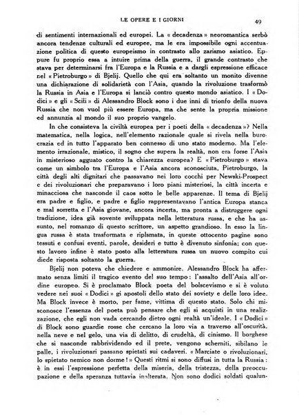 Le opere e i giorni rassegna mensile di politica, lettere, arti, etc