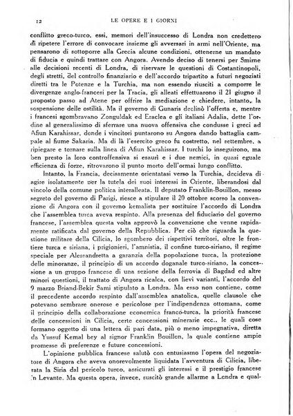 Le opere e i giorni rassegna mensile di politica, lettere, arti, etc