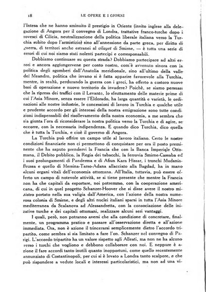 Le opere e i giorni rassegna mensile di politica, lettere, arti, etc