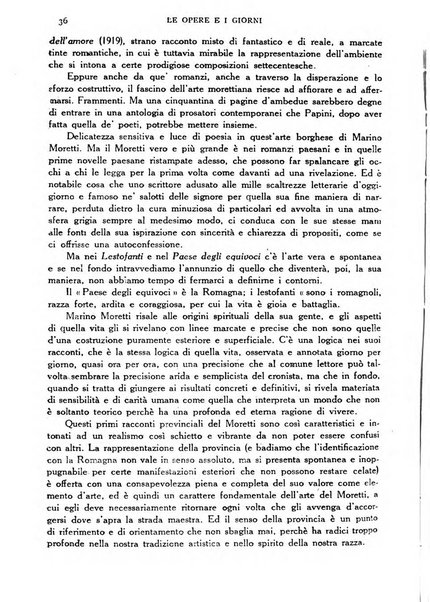 Le opere e i giorni rassegna mensile di politica, lettere, arti, etc