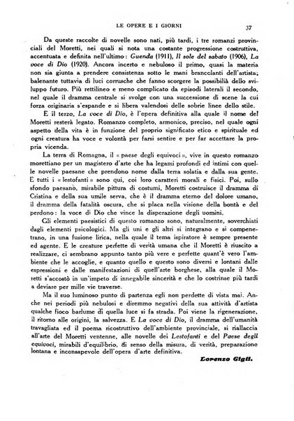 Le opere e i giorni rassegna mensile di politica, lettere, arti, etc