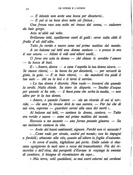 Le opere e i giorni rassegna mensile di politica, lettere, arti, etc