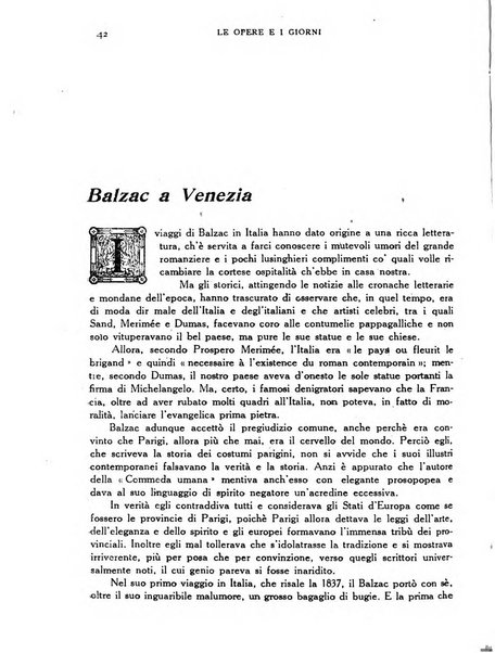 Le opere e i giorni rassegna mensile di politica, lettere, arti, etc