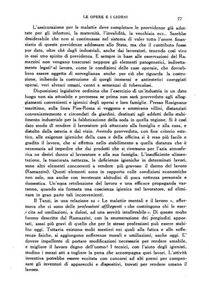 Le opere e i giorni rassegna mensile di politica, lettere, arti, etc