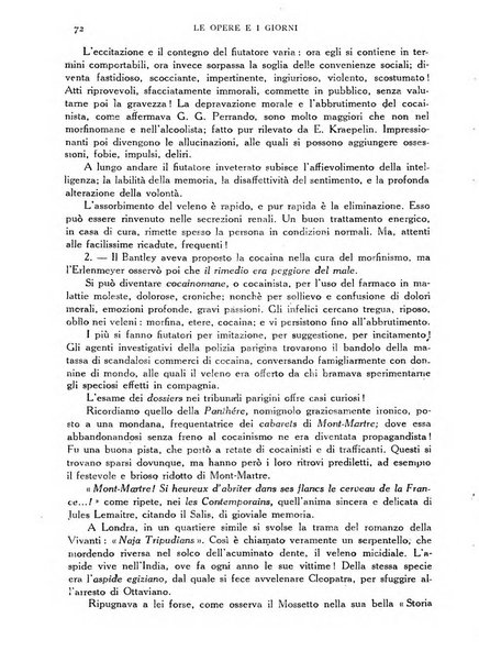 Le opere e i giorni rassegna mensile di politica, lettere, arti, etc