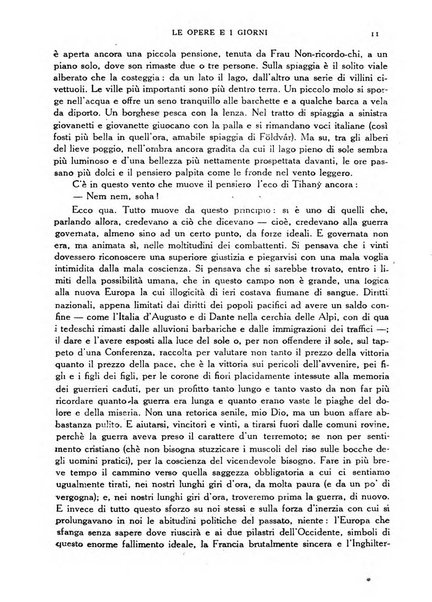 Le opere e i giorni rassegna mensile di politica, lettere, arti, etc