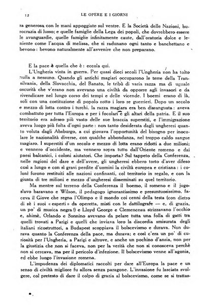 Le opere e i giorni rassegna mensile di politica, lettere, arti, etc