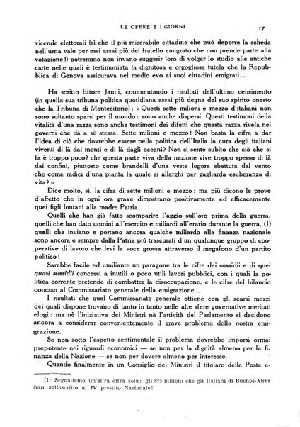 Le opere e i giorni rassegna mensile di politica, lettere, arti, etc