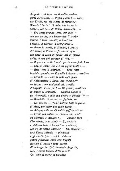 Le opere e i giorni rassegna mensile di politica, lettere, arti, etc