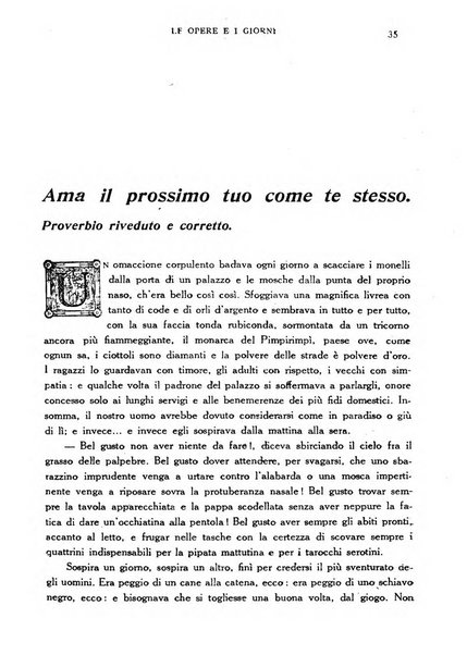 Le opere e i giorni rassegna mensile di politica, lettere, arti, etc