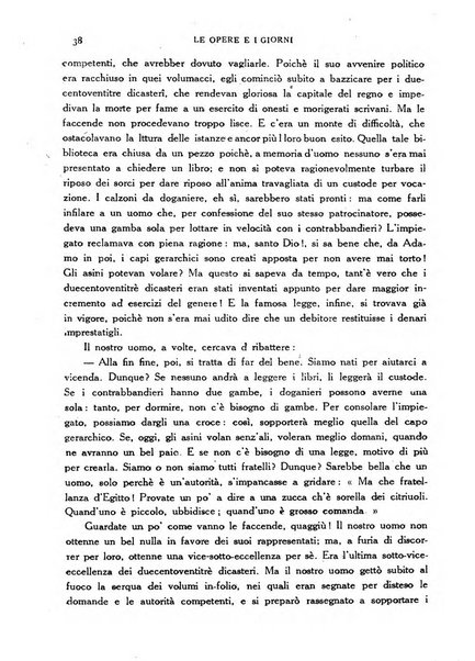 Le opere e i giorni rassegna mensile di politica, lettere, arti, etc