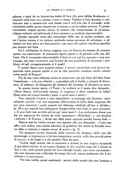 Le opere e i giorni rassegna mensile di politica, lettere, arti, etc