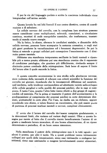 Le opere e i giorni rassegna mensile di politica, lettere, arti, etc