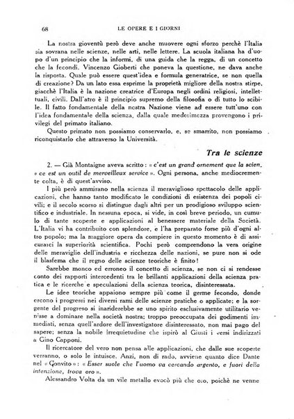 Le opere e i giorni rassegna mensile di politica, lettere, arti, etc