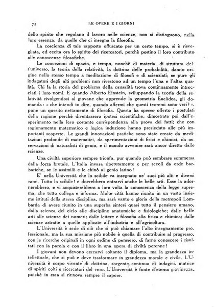 Le opere e i giorni rassegna mensile di politica, lettere, arti, etc