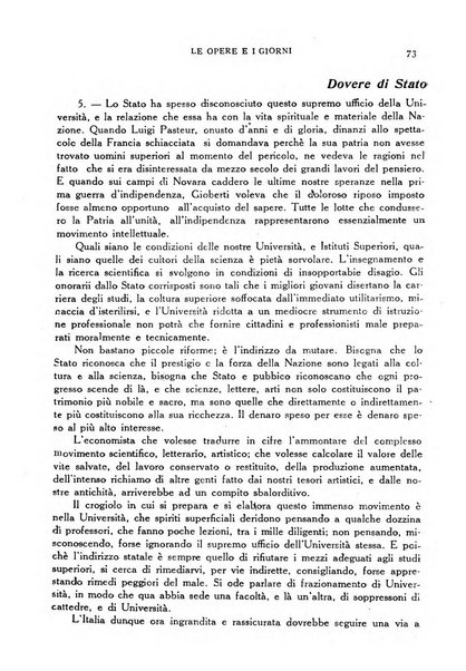 Le opere e i giorni rassegna mensile di politica, lettere, arti, etc