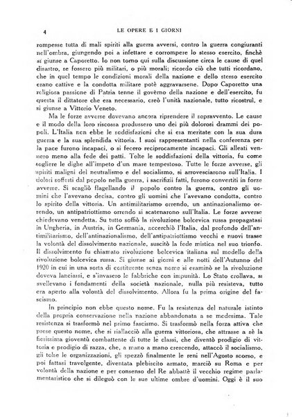 Le opere e i giorni rassegna mensile di politica, lettere, arti, etc