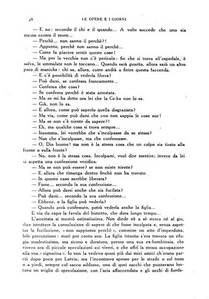 Le opere e i giorni rassegna mensile di politica, lettere, arti, etc