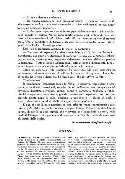 Le opere e i giorni rassegna mensile di politica, lettere, arti, etc