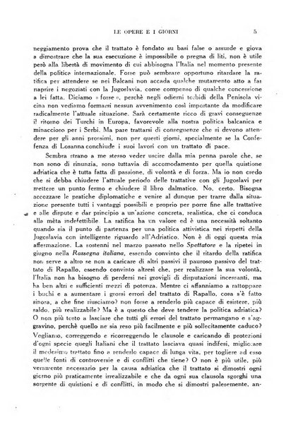 Le opere e i giorni rassegna mensile di politica, lettere, arti, etc