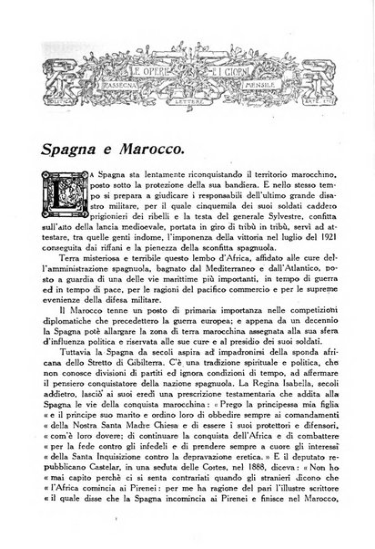 Le opere e i giorni rassegna mensile di politica, lettere, arti, etc