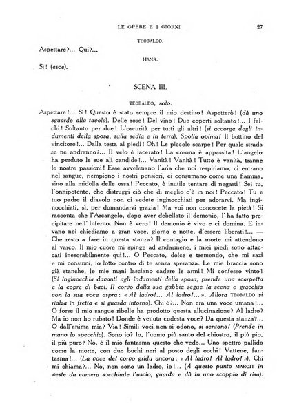 Le opere e i giorni rassegna mensile di politica, lettere, arti, etc